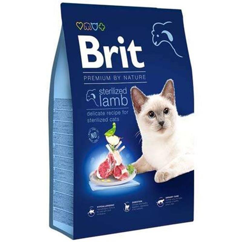 Brit Premium By Nature Kuzulu Kısırlaştırılmış Kedi Maması 8 Kg