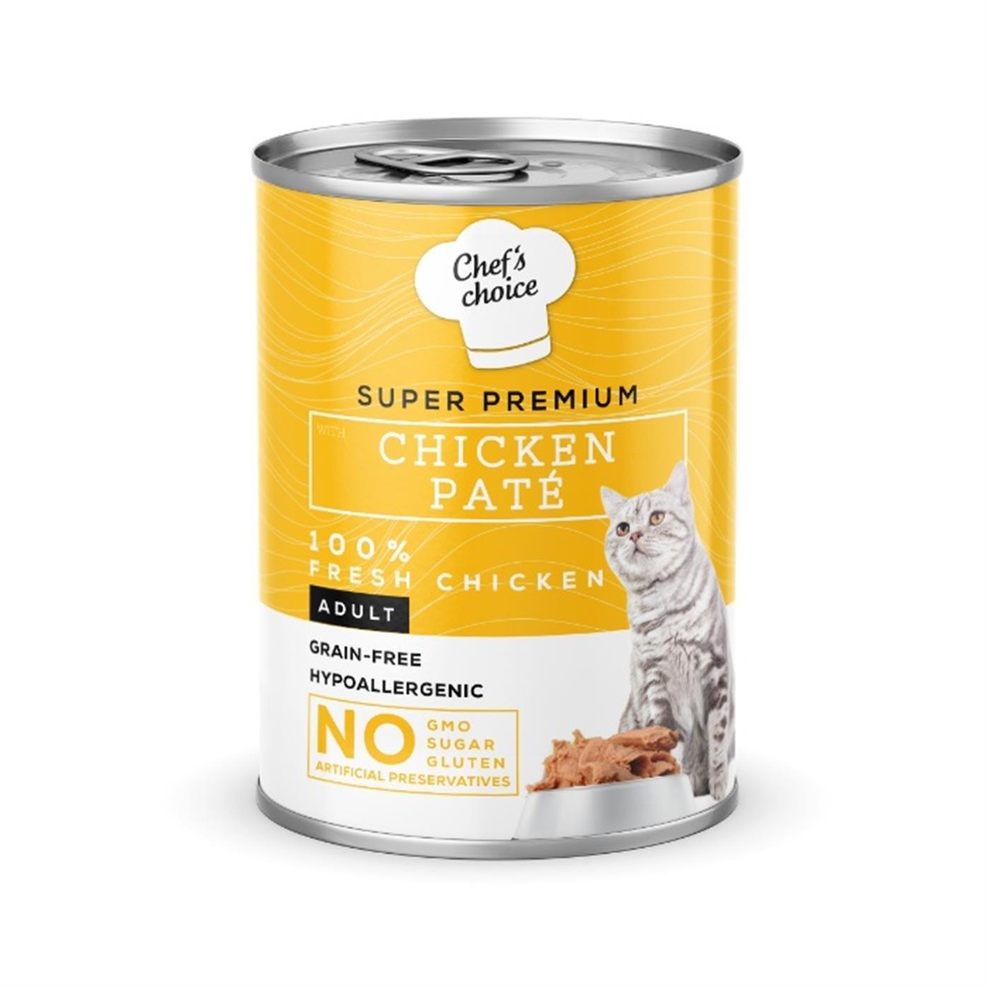 Chef's Choice Tavuklu Ezme Yetişkin Kedi Konservesi 400 Gr