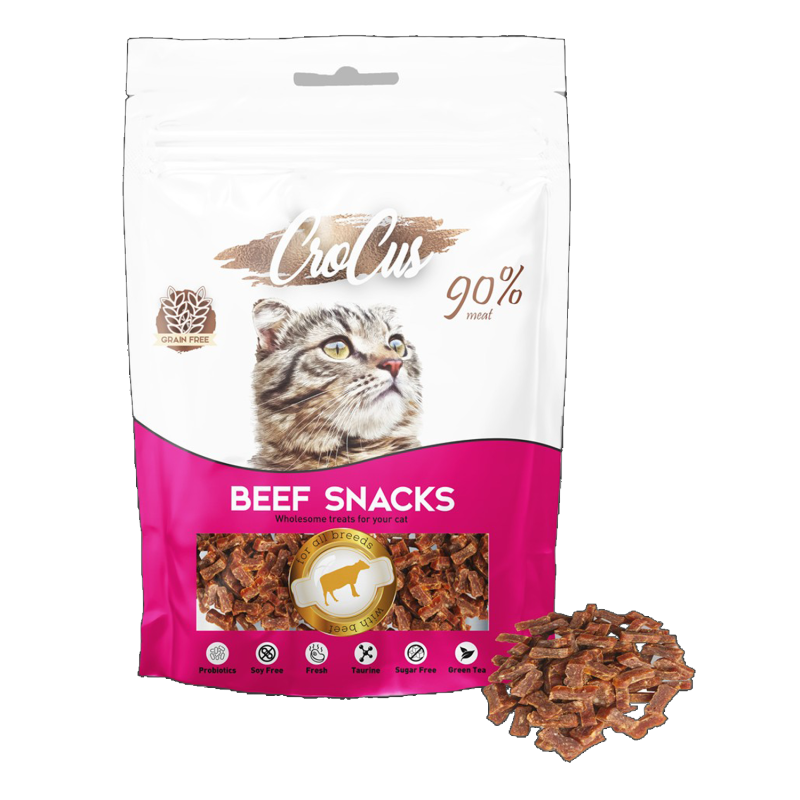 Crocus Biftekli Tahılsız Kedi Ödülü 80 Gr