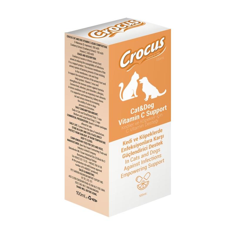 Crocus Kedi & Köpek C Vitamini Desteği 100 Ml