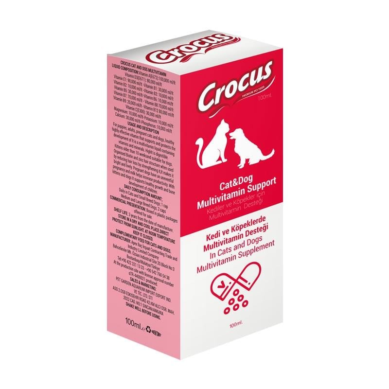 Crocus Kedi & Köpek Multivitamin Destek 100 ml