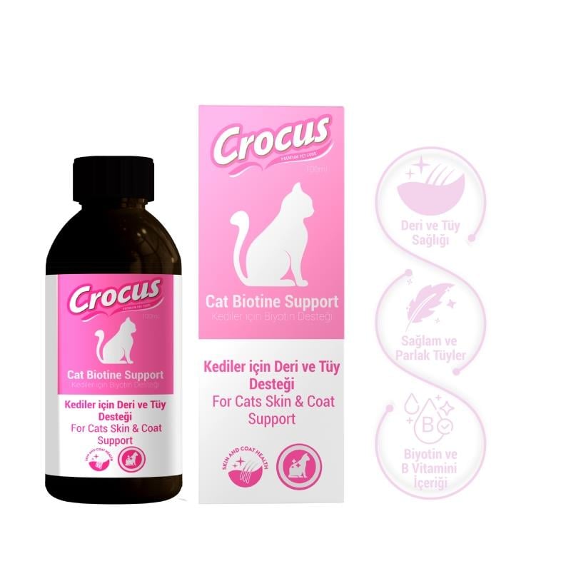 Crocus Kedi Tüy Sağlığı Damlası