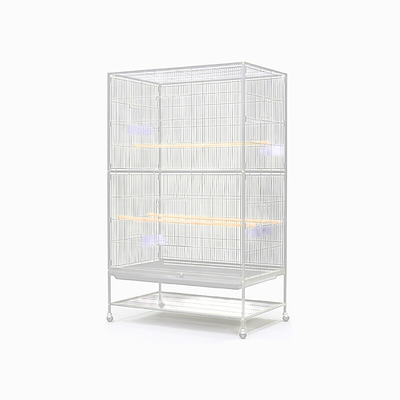 Dayang Ayaklı Kafes 90x58,4x152,4 Cm Beyaz