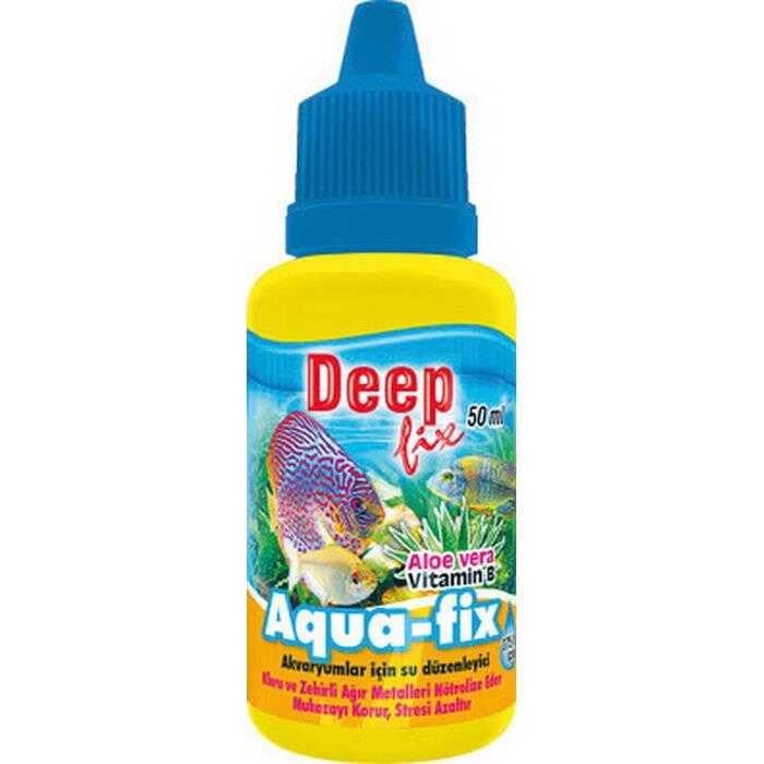 Deep Fix Aqua Akvaryum 375 Litre İçin Su Düzenleyici 50 Ml.