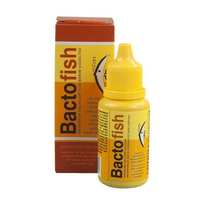 Deep Fix BactoFish Akvaryum Balıklari için Su Düzenleyici ve Deri Solüsyonu 30 Ml