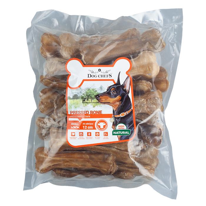 Dog Chefs 25'li Preslenmiş Naturel Kemik 12 Cm