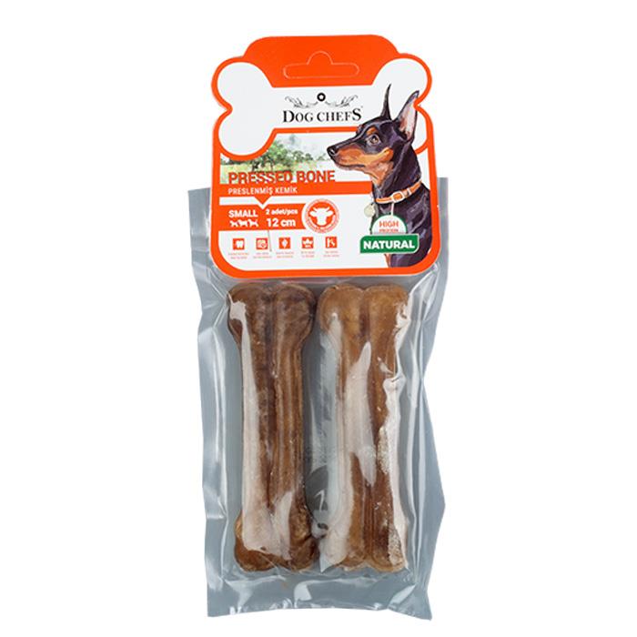 Dog Chefs 2'li Naturel Preslenmiş Kemik 12 Cm