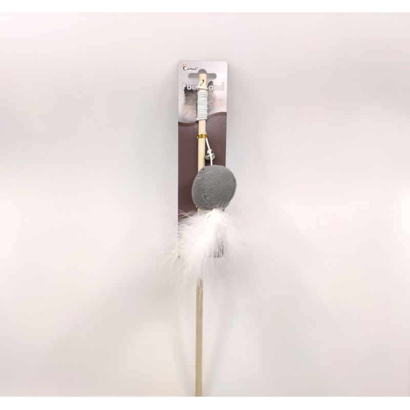 Eastland Catnip-Kedi Otlu Kedi Oltası Tüylü Peluş Çıngıraklı 46 Cm