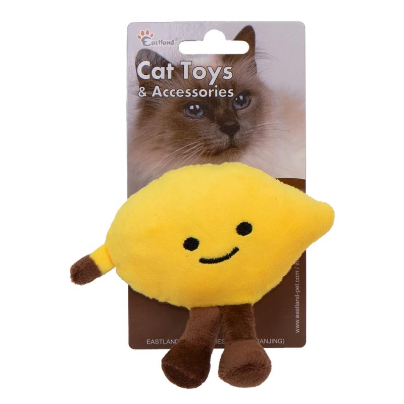 Eastland Catnipli Hışırtılı Peluş Limon 12,5 Cm