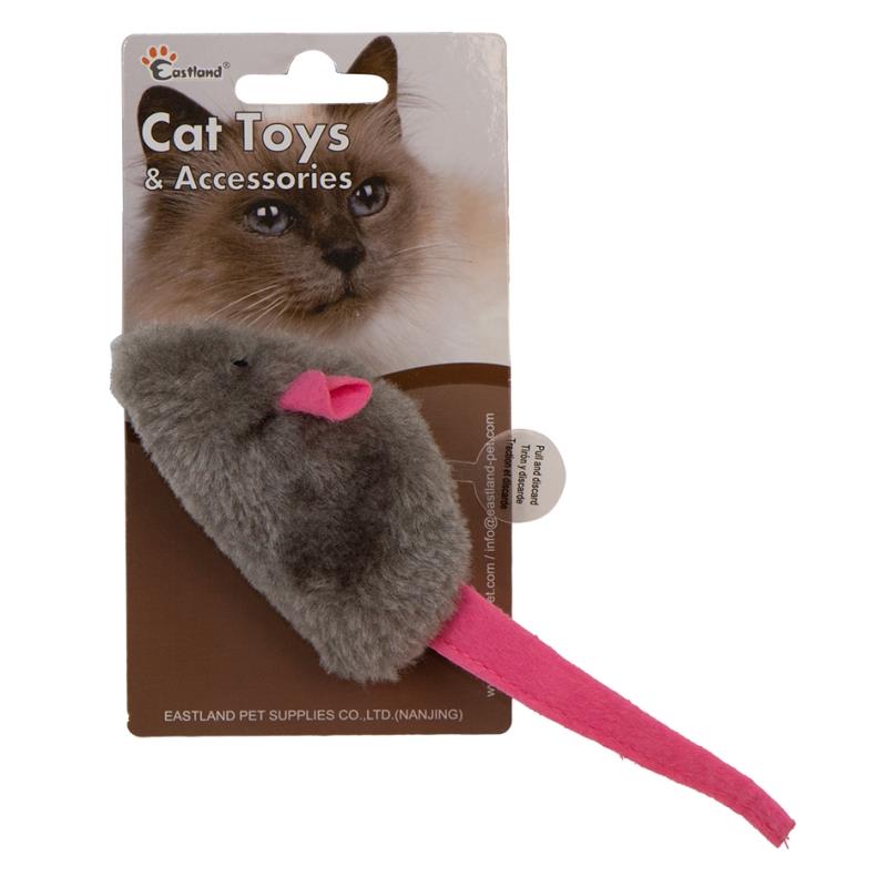 Eastland Catnipli Peluş Dijital Sesli Fare 8 Cm