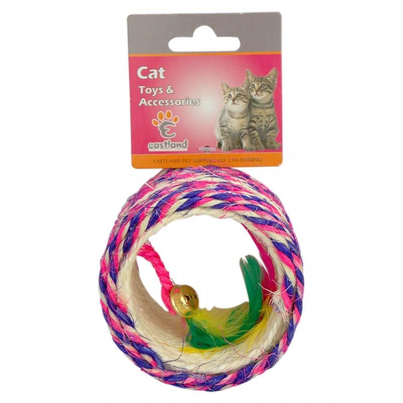 Eastland İpli Silindir Kedi Oyuncağı 6 Cm