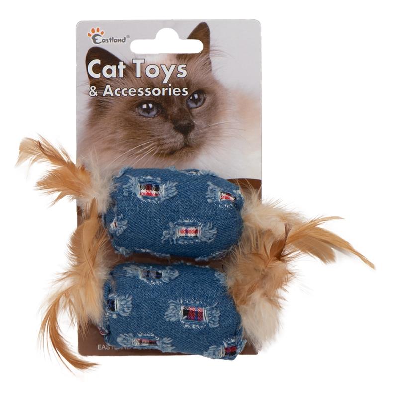 Eastland Öten Catnipli Tüylü Peluş Kedi Oyuncağı 6 Cm