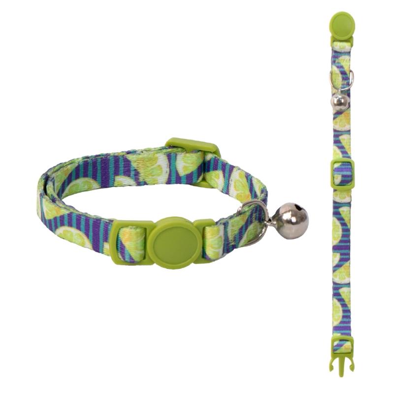Eastland Plastik Limon Desenli Kedi Boyun Tasması 22-30 Cm