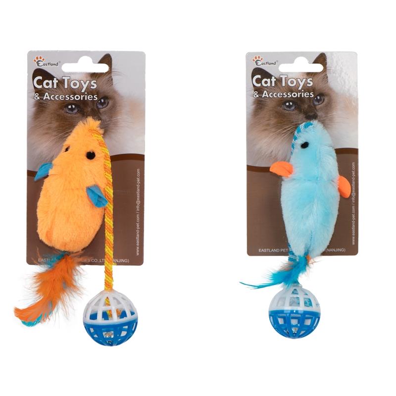 Eastland Tüylü Zilli Peluş Fare 28 Cm
