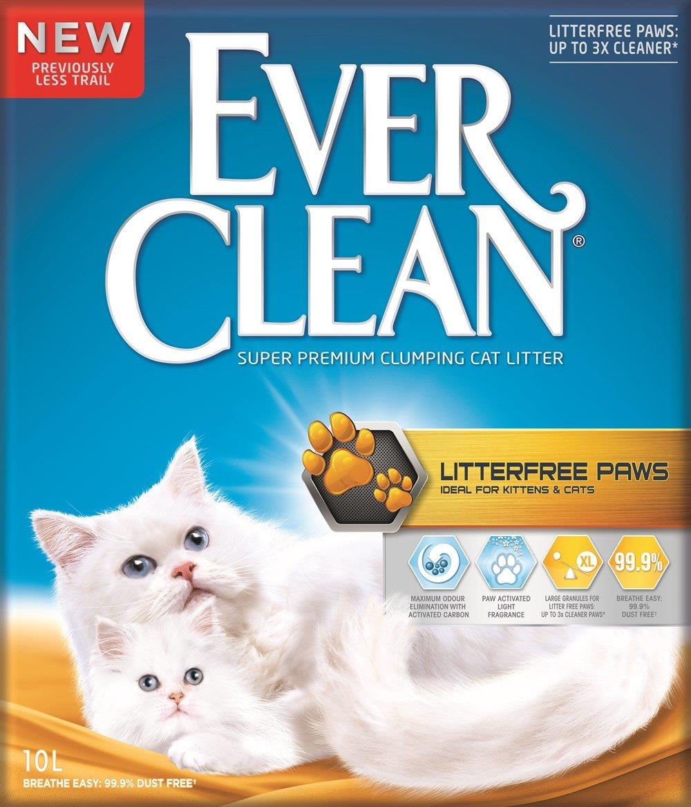Ever Clean Litterfree Paws Patilere Yapışmayan Topaklanan Doğal Kedi Kumu 10 Lt