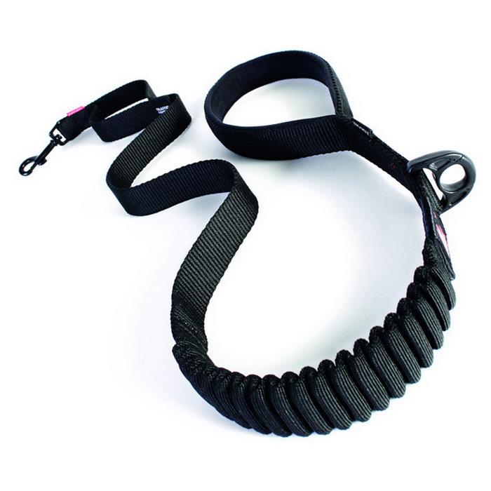 EzyDog Zero Shock  Trafik Kontrol Absorbe Edici Köpek Gezdirme Kayışı Siyah 120 Cm