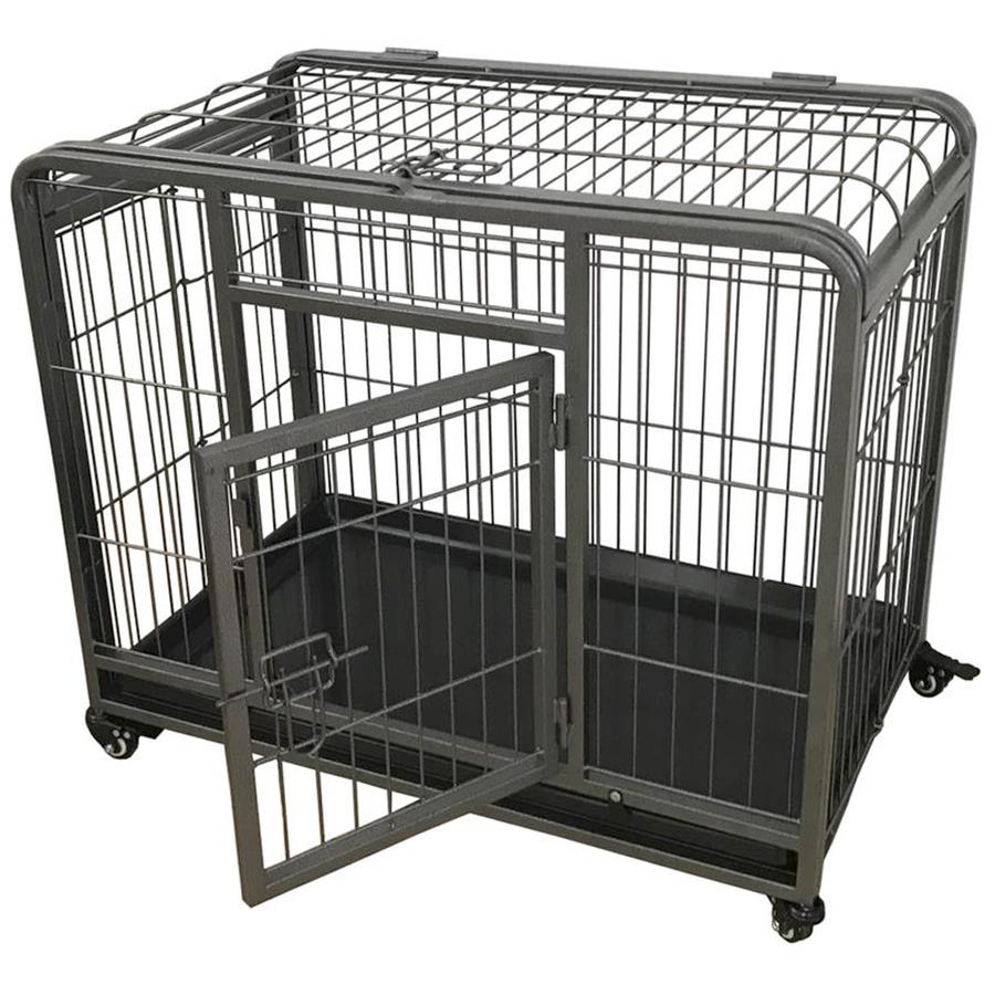 Flip Tekerlekli Köpek Kafesi 123x75x81 Cm