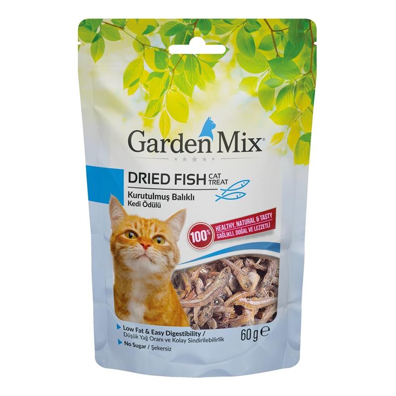 Garden Mix Kurutulmuş Balıklı Kedi Ödülü