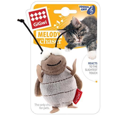 Gigwi Melody Chaser Ses Kontrollü Ağustos Böceği Kedi Oyuncağı