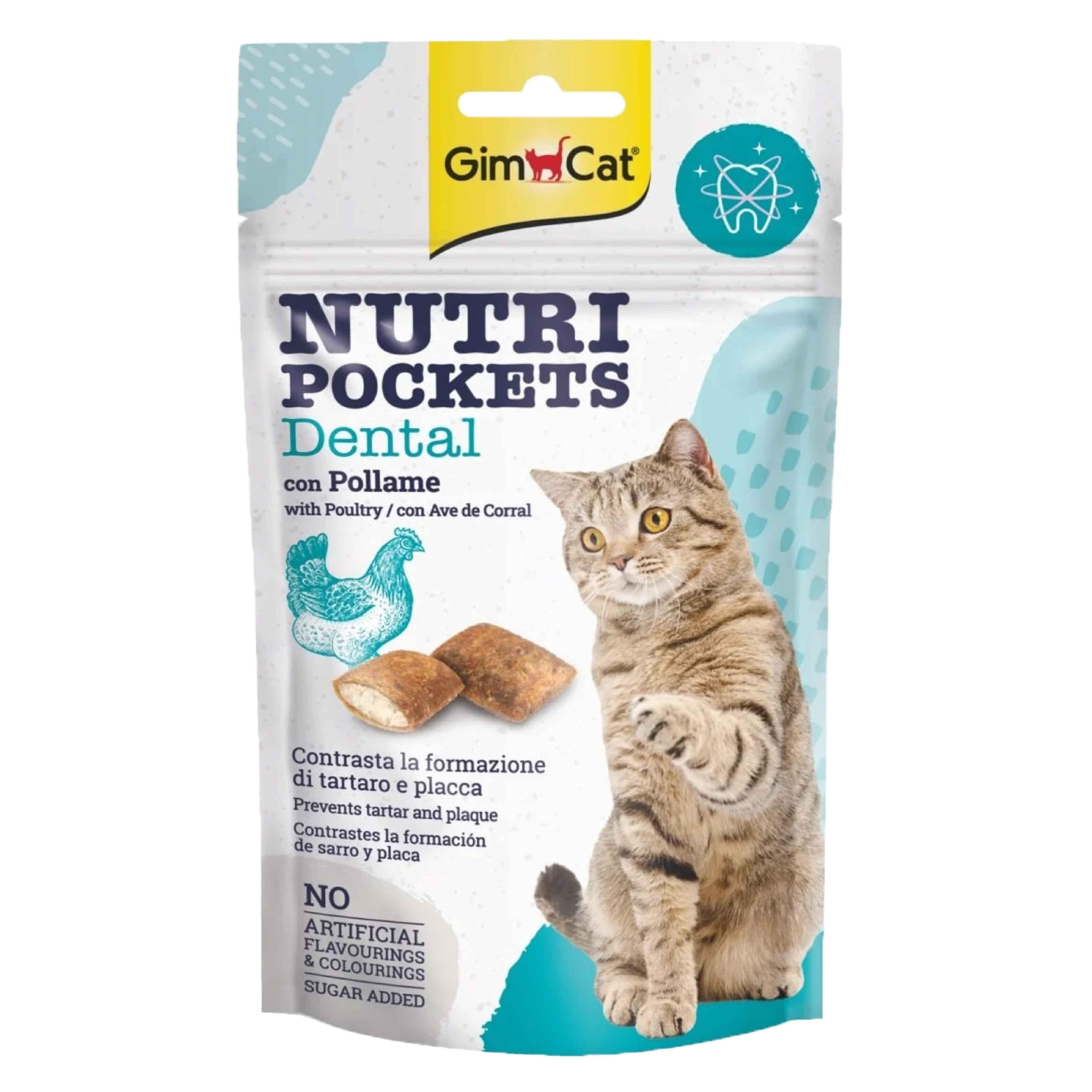 Gimcat Dental Nutripockets Kedi Ödülü 60 Gr