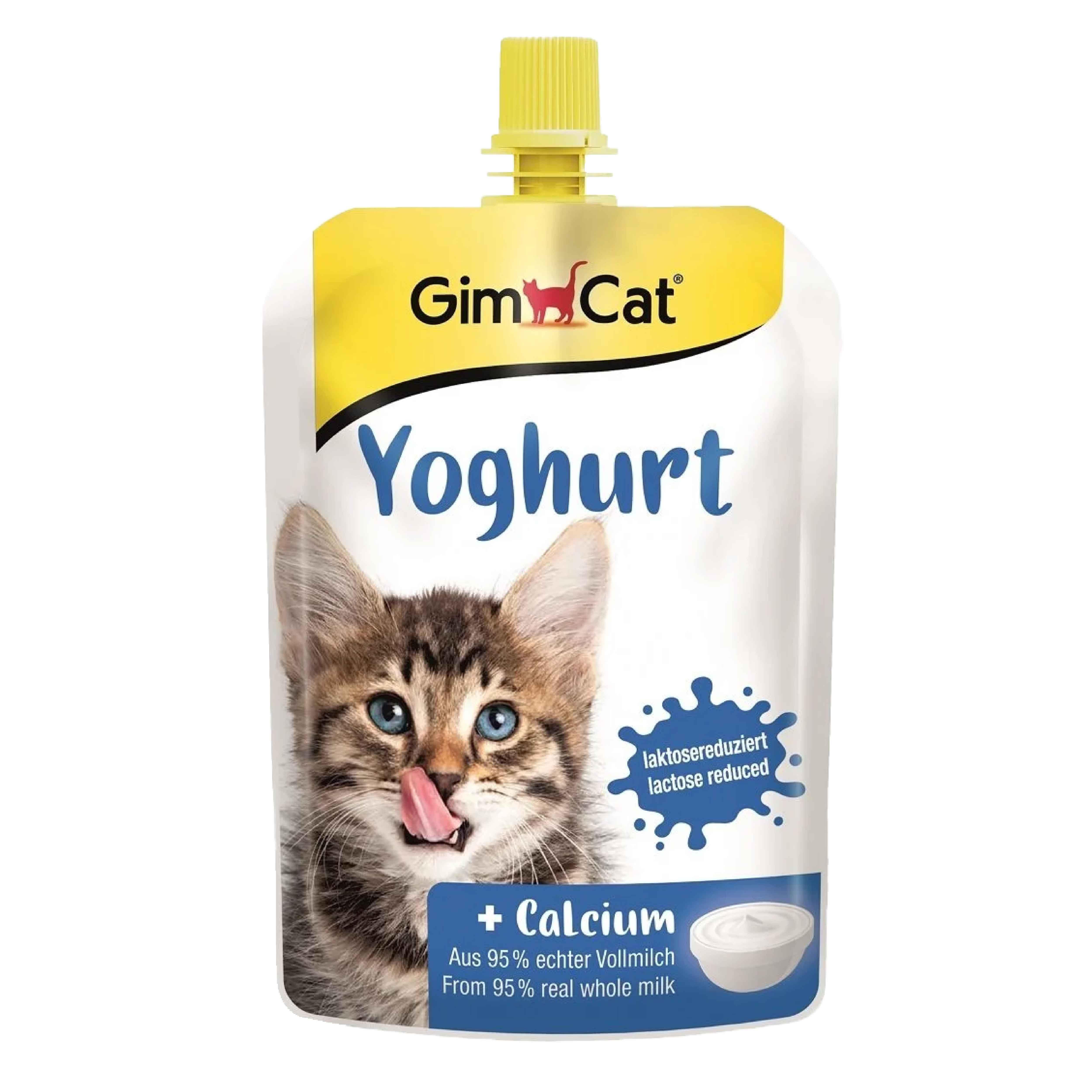 Gimcat Kalsiyum İlaveli Kedi Ödül Yoğurdu 150 Gr