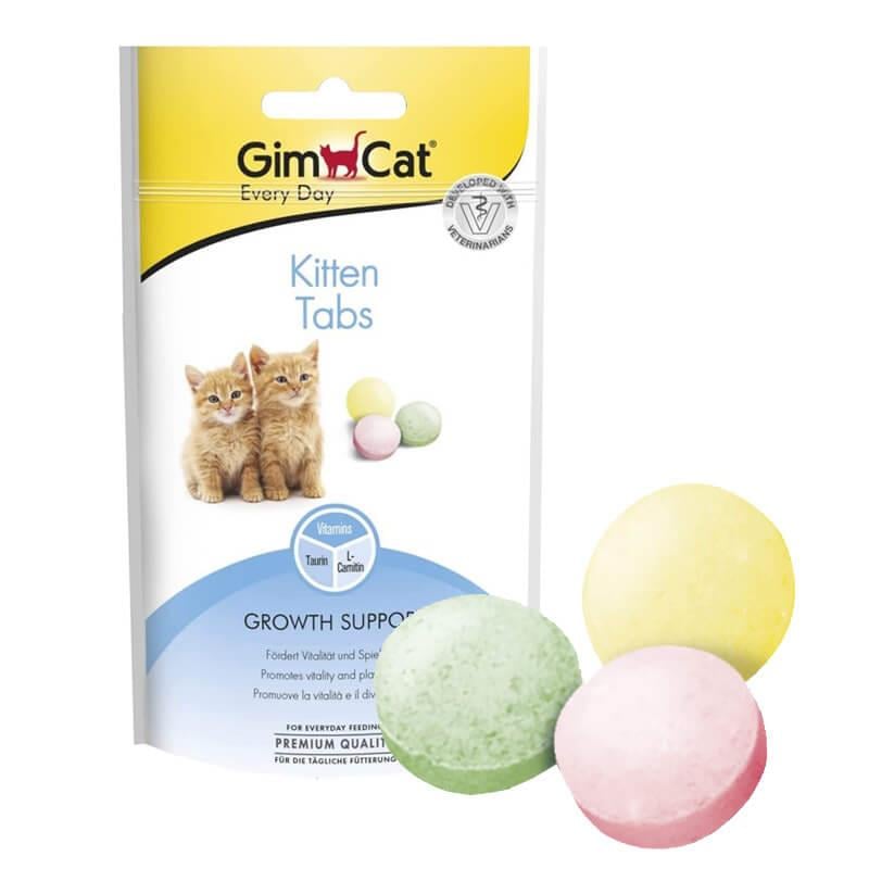 Gimcat Kitten Tabs Taurinli Multivitamin Yavru Kedi Ödül Maması 40 Gr