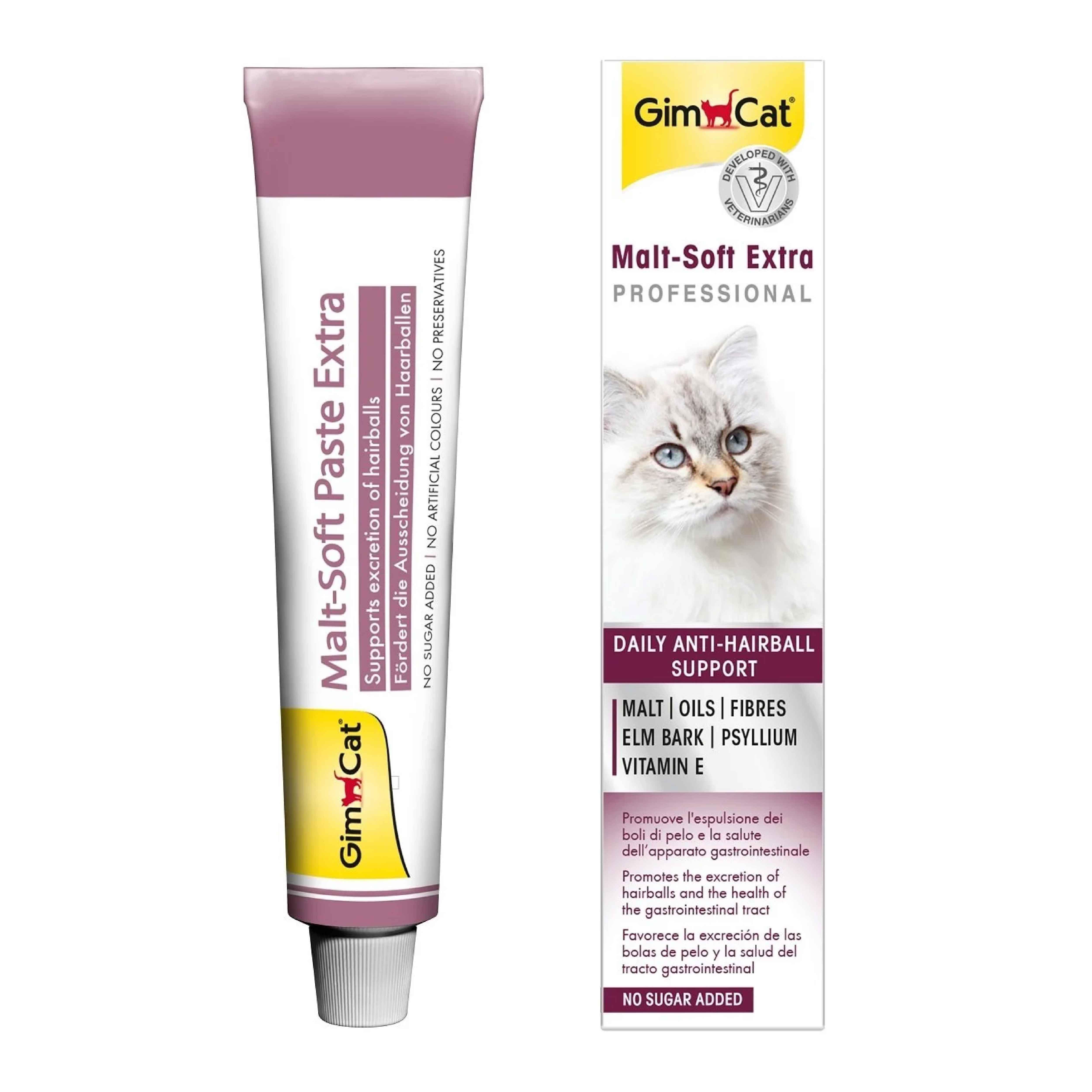 Gimcat Malt Soft Extra Tüy Yumağı Önleyici Kedi Macunu 20 Gr