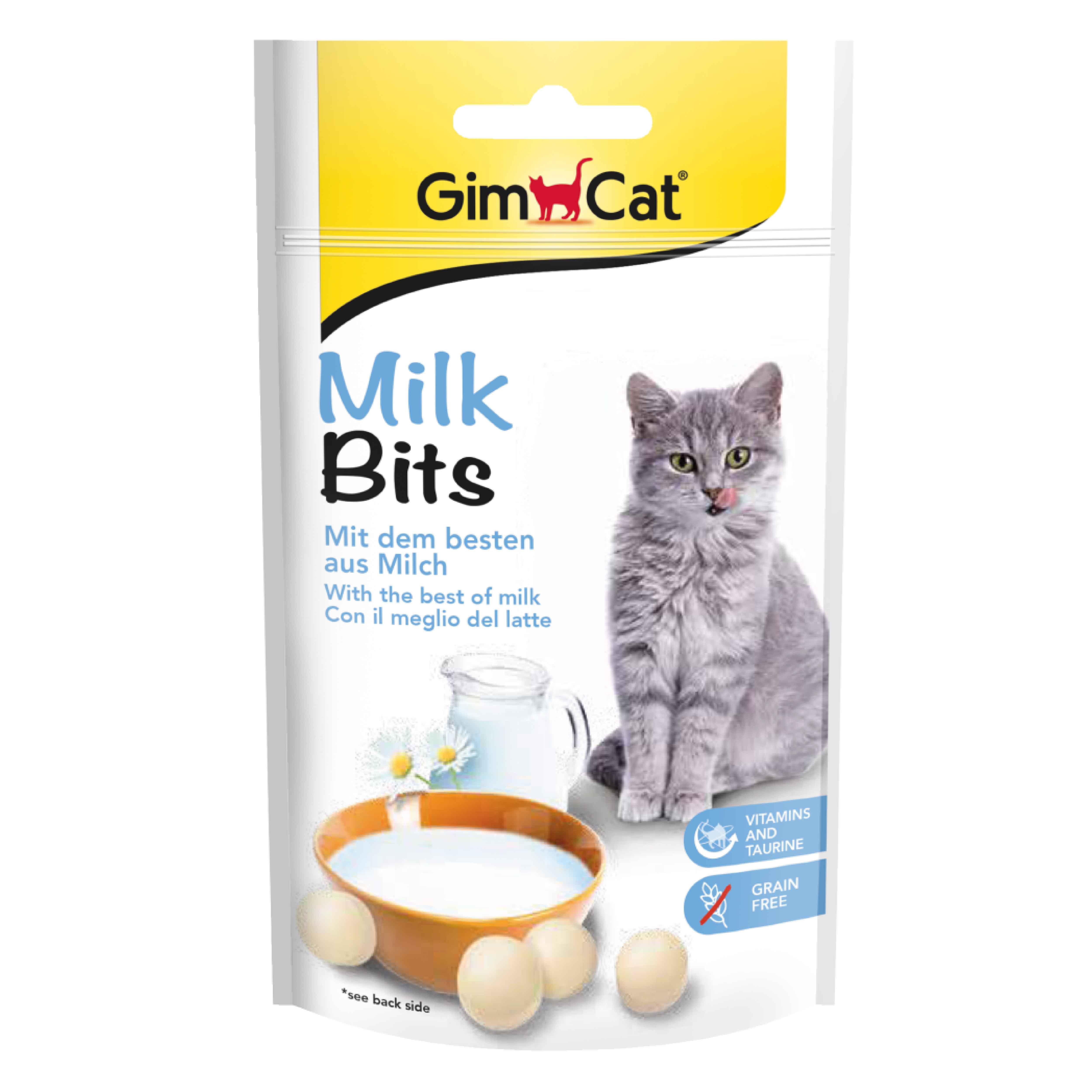 Gimcat Milk Bits Sütlü Taurinli Tahılsız Kedi Ödül Maması 40 Gr