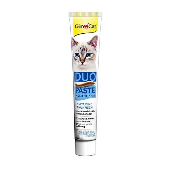 Gimcat Multi-Vitamin Duo Paste 12 Vitaminli  Ton Balıklı Kedi Macunu 50 Gr