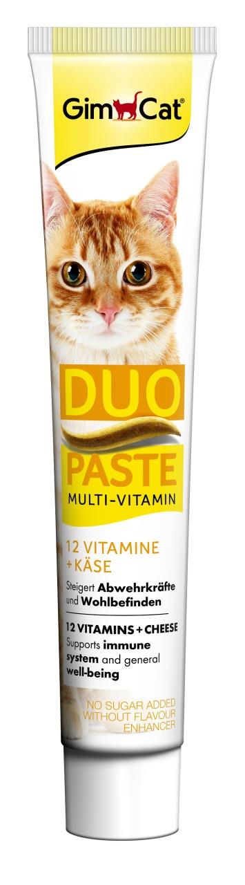 Gimcat Multi-Vitamin Duo Paste Peynirli 12 Vitaminli Kedi Macunu 50 Gr