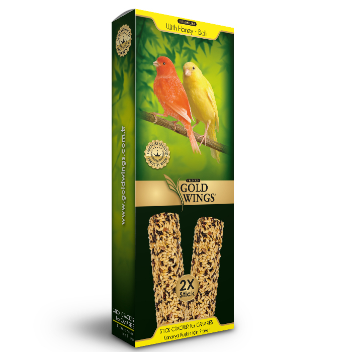 Gold Wings Ballı Kanarya Krakeri Kutu 2'li Paket