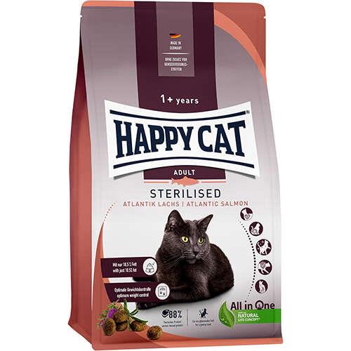 Happy Cat Atlantic Lachs Somonlu Kısırlaştırılmış Kedi Maması 4 Kg