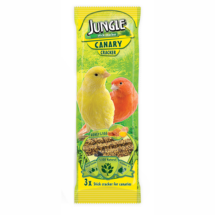 Jungle Ballı Yumurtalı Kanarya Krakeri 3'lü Paket