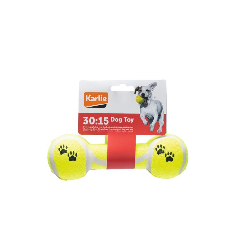 Karlie Dumbell Şeklinde Tenis Topu Oyuncağı 20x6x6 Cm