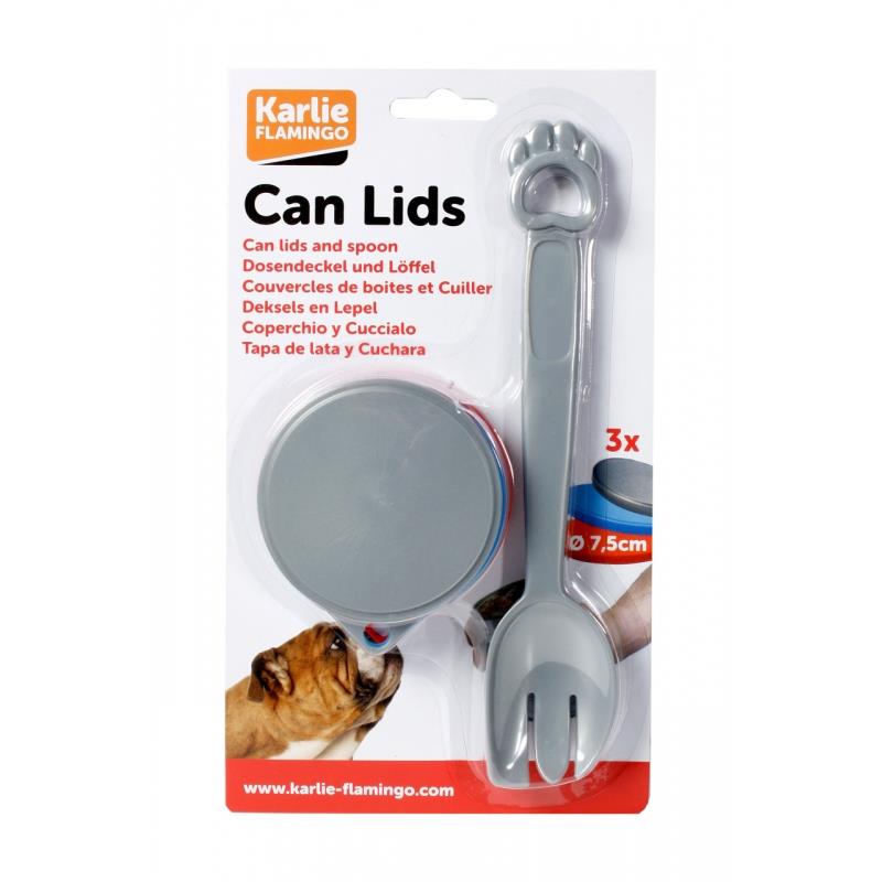 Karlie Konserve Mama Kapağı + Kaşık 7 Cm 3'lü