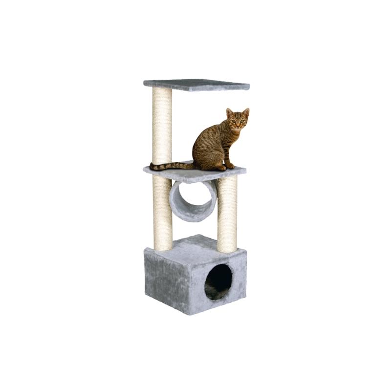 Karlie Tırmalama Direği & Kedi Evi Gri 35x35x103 Cm