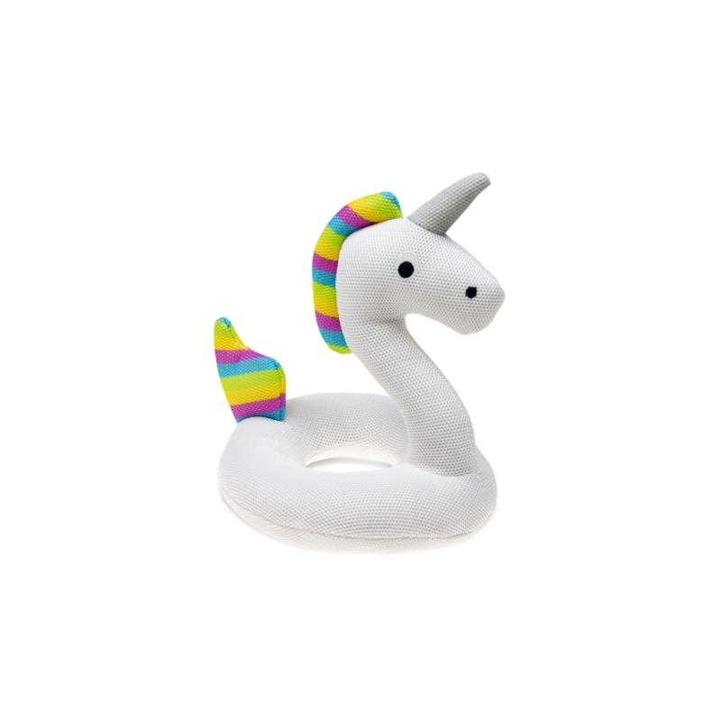 Karlie Unicorn Figürlü Köpek Oyuncağı Beyaz 18x17 Cm