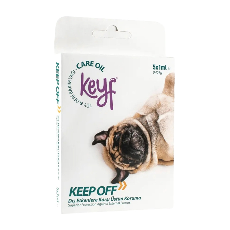 Keyf Köpek Tüy Deri Ense Damlası 5'li ( 0-10 Kg)