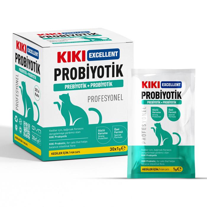 Kiki Excellent Kedi Probiyotik + Prebiyotik Saşe 30 Adet