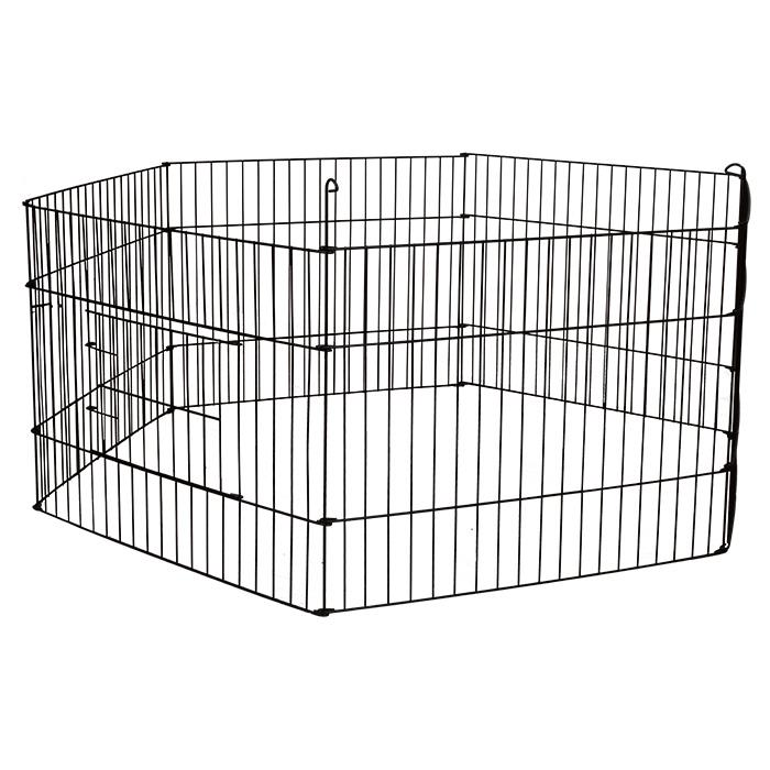 Küçük Irk Köpek & Tavşan Panel Çiti 6 Parça 76x69 Cm