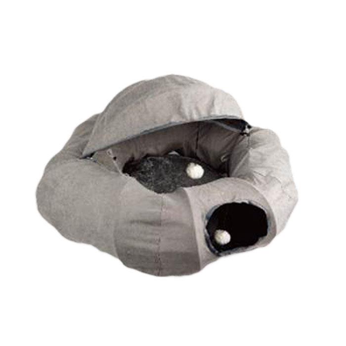 Lamb Cat Tünelli Kedi Yatağı 90x90x62 Cm