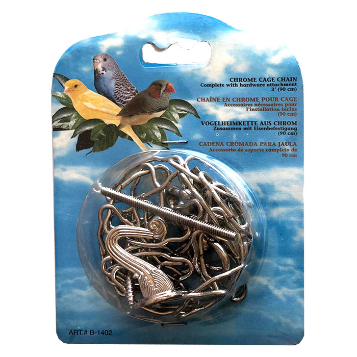 LivingWord Kafes Askı Zinciri Krom 90 Cm