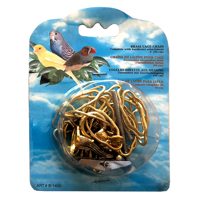 LivingWord Kafes Askı Zinciri Pirinç 90 Cm