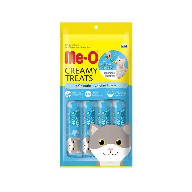 Meo Tavuklu ve Ciğerli Krema Kedi Ödülü 4x15gr