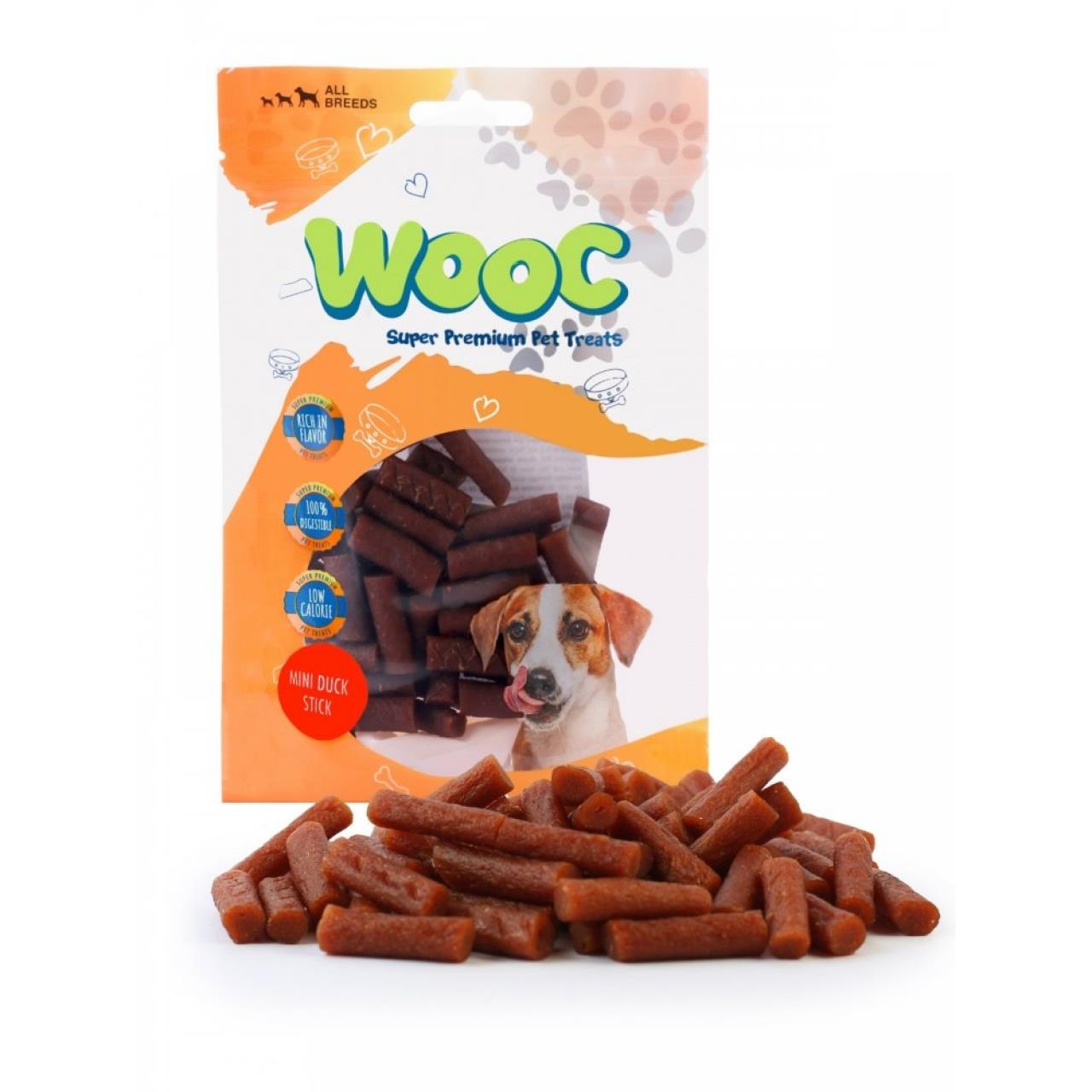 MJ10-Wooc Dog Ördek Mini Stick Ödül