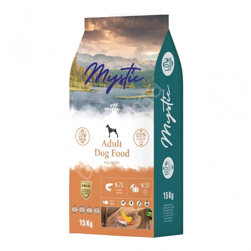 Mystic Az Tahıllı Yetişkin Köpek Maması Somon 15 Kg