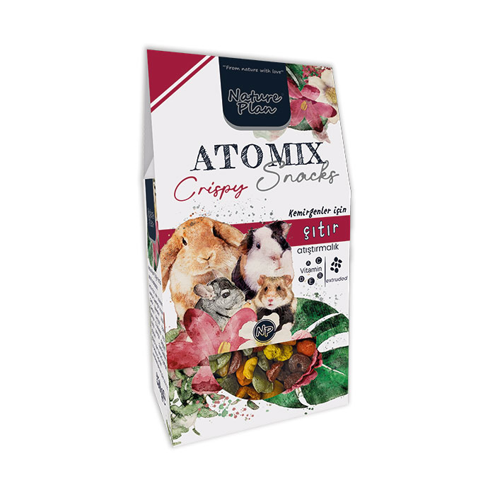 Nature Plan Atomix Snacks Extrude 250 Gr