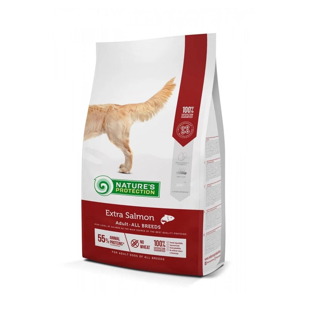 Nature's Protection Düşük Tahıllı Somonlu Yetişkin Köpek Maması 12 Kg