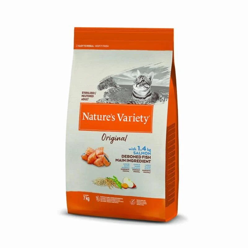 Nature's Variety Cat Sterilized Salmon Somonlu Kısırlaştırılmış Kedi Maması 7 Kg
