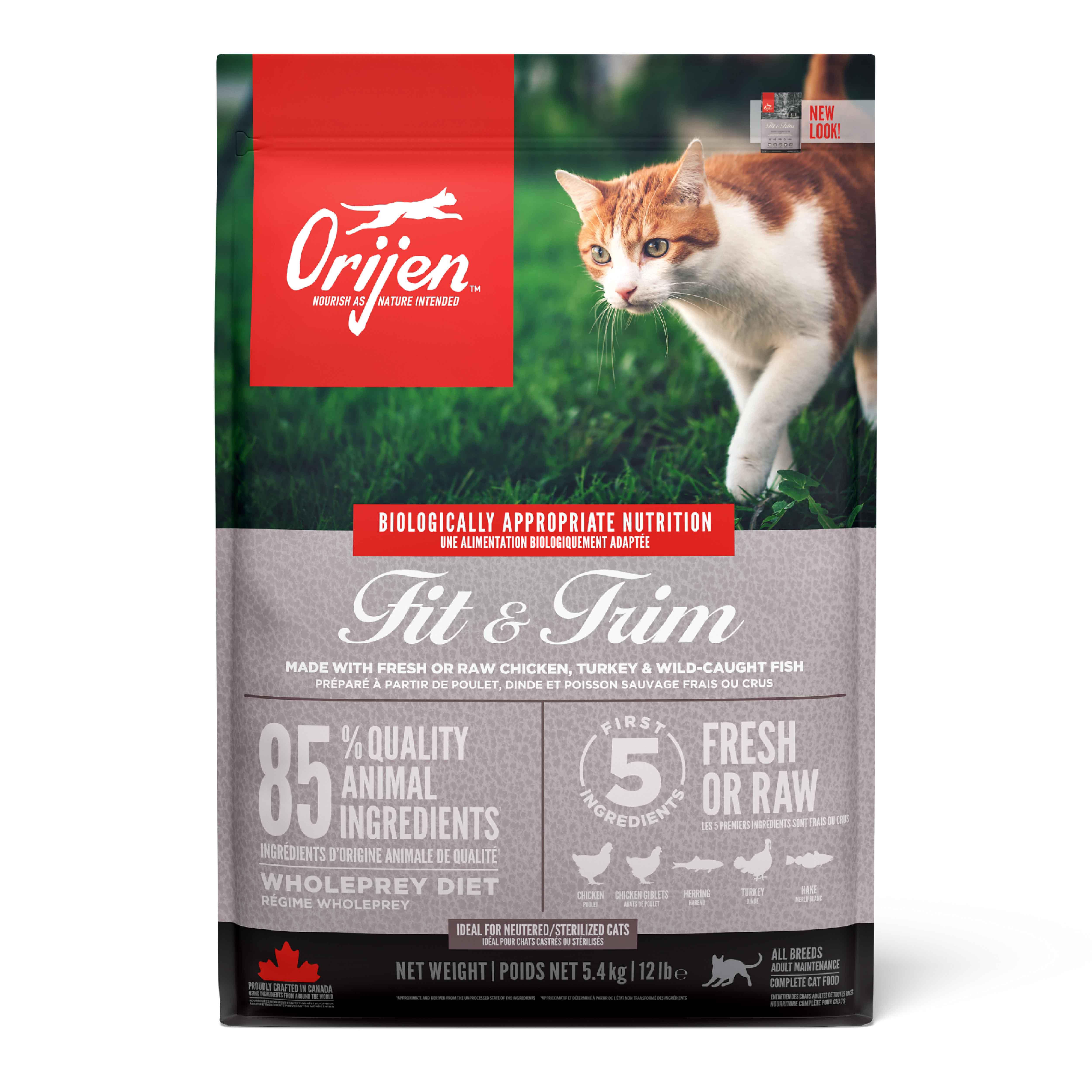 Orijen Fit&Trim Tavuklu ve Balıklı Diyet Kedi Maması 1.8 Kg